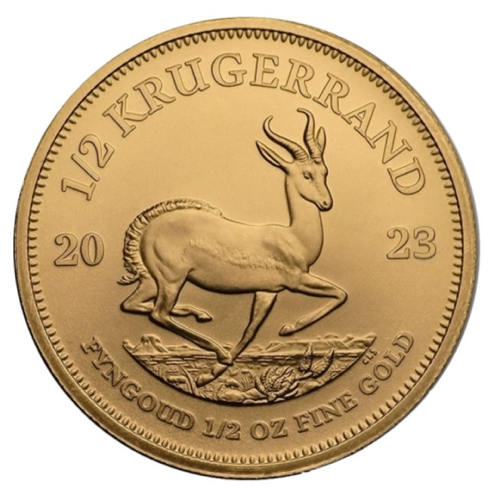Krugerrand 1/2 unce zlata 2023