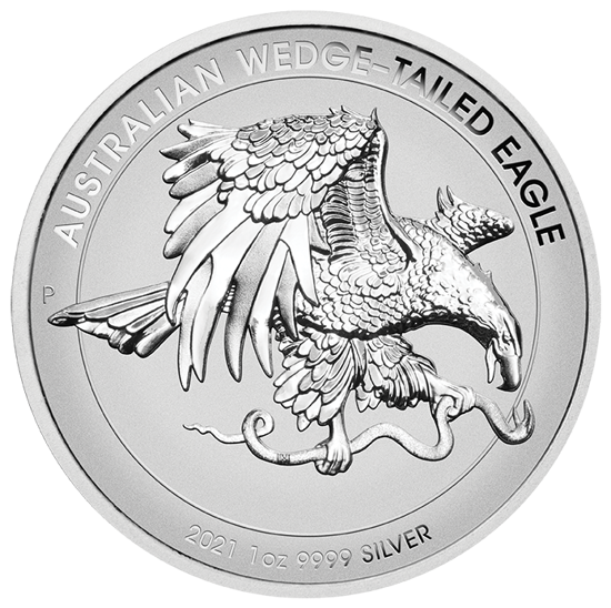 Orzeł Australijski 1 uncja Srebra 2021 Proof High Relief