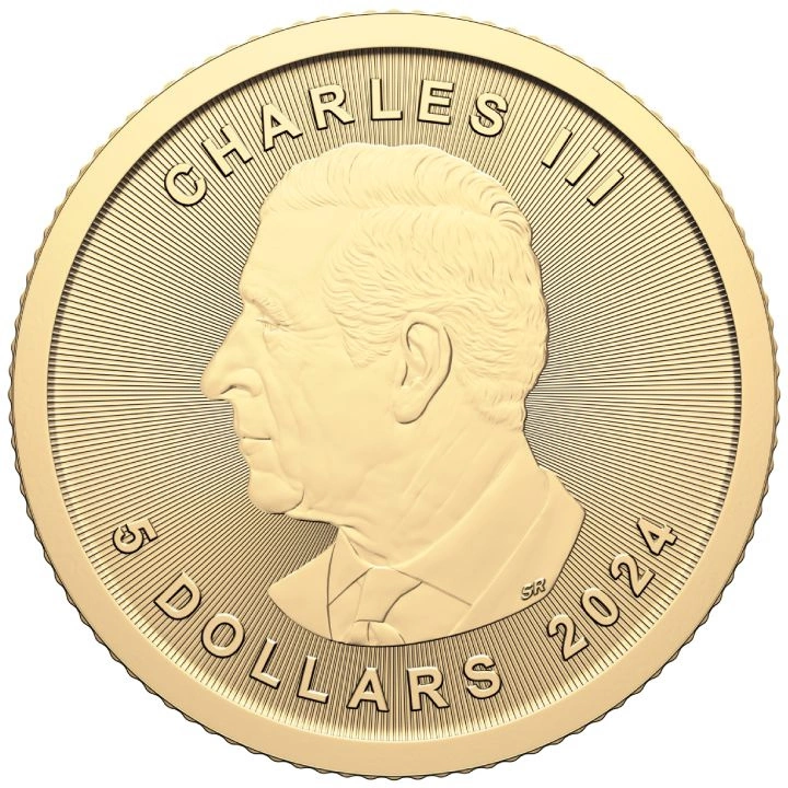 Canadian Maple Leaf 1/10 oz Gold 2024