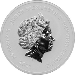 Tuvalu: Dioses del Olimpo - Hades 5 oz Plata 2021