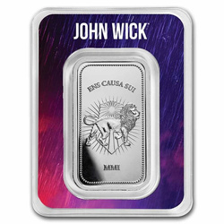 John Wick 1 oz Silver Slab