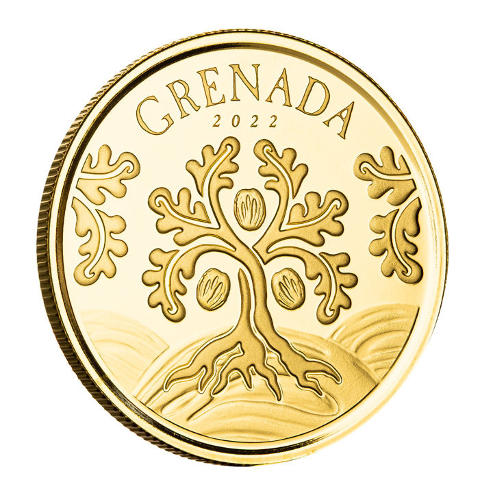 Granada: Árbol Nuez Moscada 1 oz Oro 2022