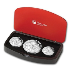 Lunar II: Rok Konia Set 3,5 uncji Srebra 2014 Proof