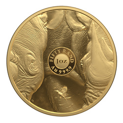 Big Five III : Rhino 1 oz Or 2025 Preuve