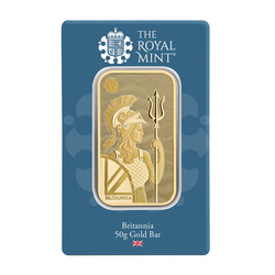 Lingot The Royal Mint - Britannia 50 grammes d'or