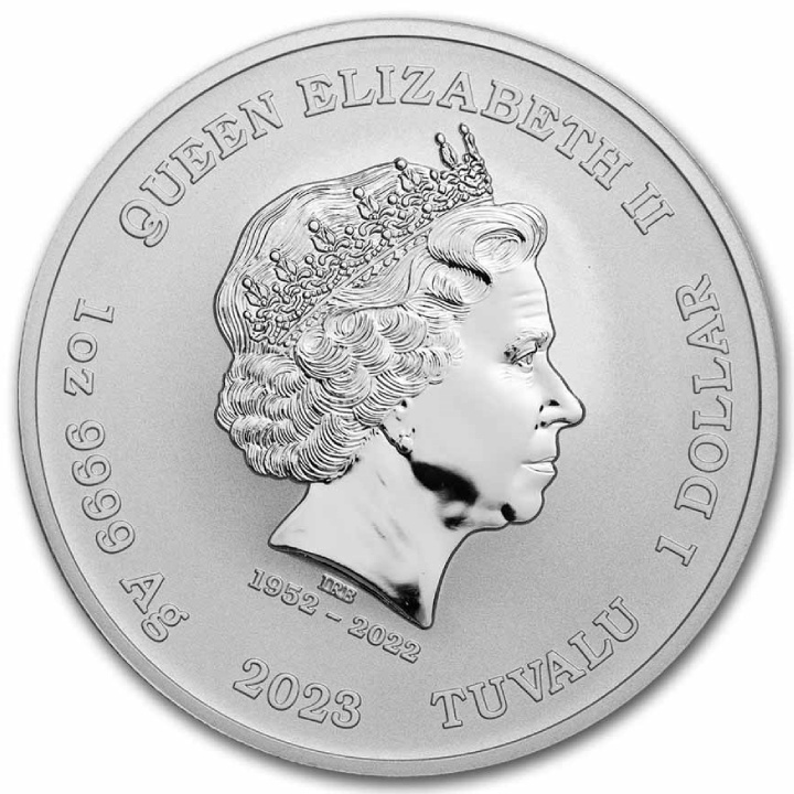 Tuvalu: Black Flag - The Fancy 1 oz Silver 2023 Coin
