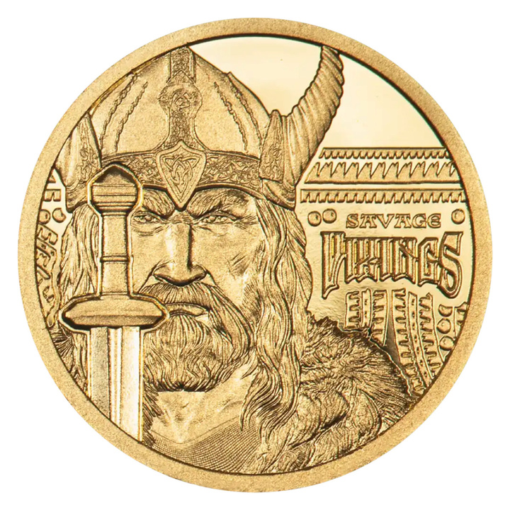 Cook Islands: Legends Savage Vikings 0.5 g Gold Proof 2026