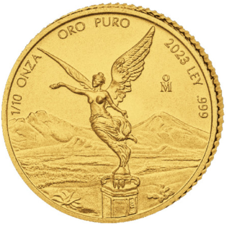 Libertad messicana 1/10 oncia d'oro 2023