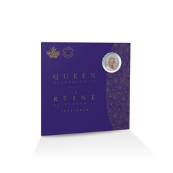 Canada: A Portrait of Queen Elizabeth II kolorowany $5 Srebro 2022 Proof 