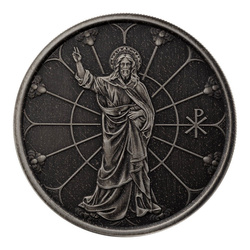 Samoa: Light of Christ 1 oz Silver 2022 Antique Coin