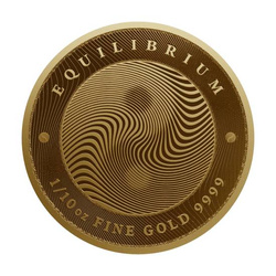 Tokelau: Equilibrium 1/10 oz Gold 2021 Prooflike