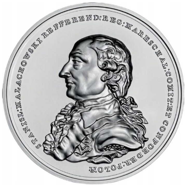 Comorile artei medalistice - Stanisław Małachowski 50 zl argint 2025 High Relief