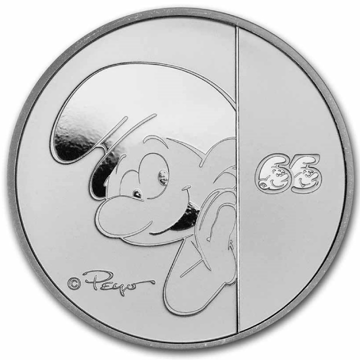 Niue: Pitufos - 65 Aniversario 1 oz Plata 2023