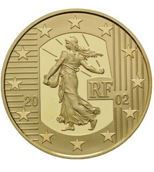 Siewca 1/2 unce zlata 2002 Proof