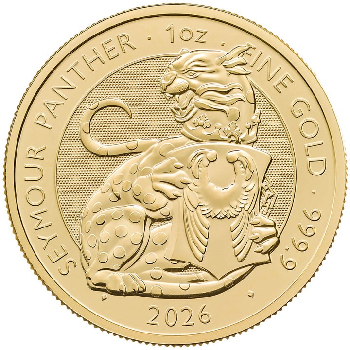 Złota Moneta The Royal Tudor Beasts: Seymour Panther 1 uncja Złota 2026