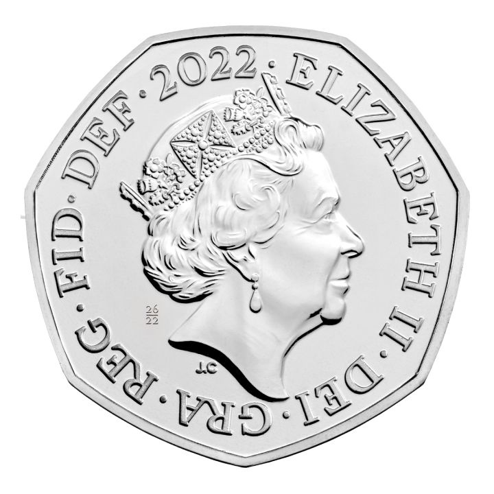 Set di 10 monete Her Majesty Queen Elizabeth Rame-nichel 2022