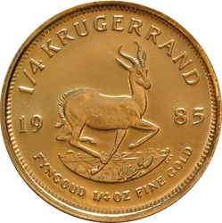 Krugerrand 1/4 unce zlata 1985