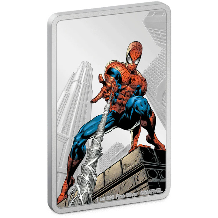 Niue: Marvel - Spider-Man kolorowany 1 uncja Srebra 2023 Proof