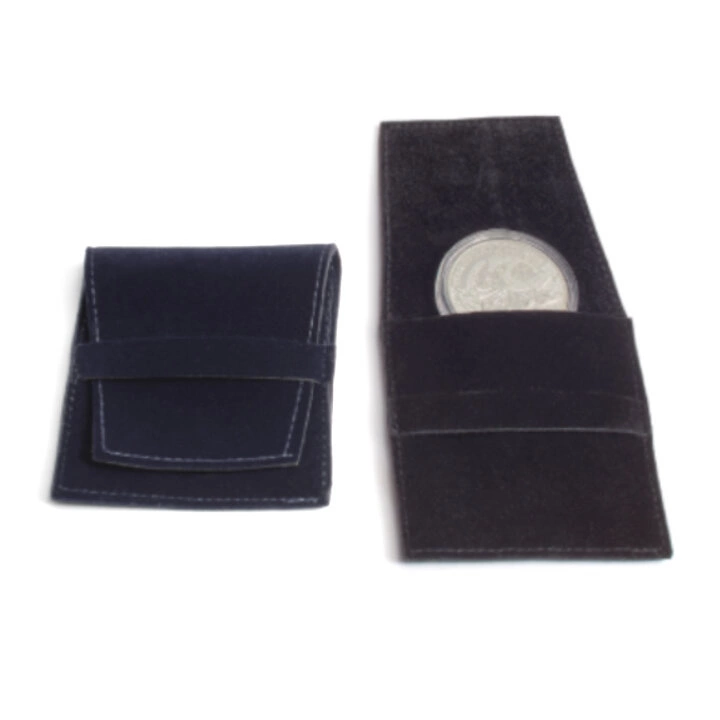 Leuchtturm - Monedero Premium para una moneda con o sin cápsula de hasta 50 mm, negro