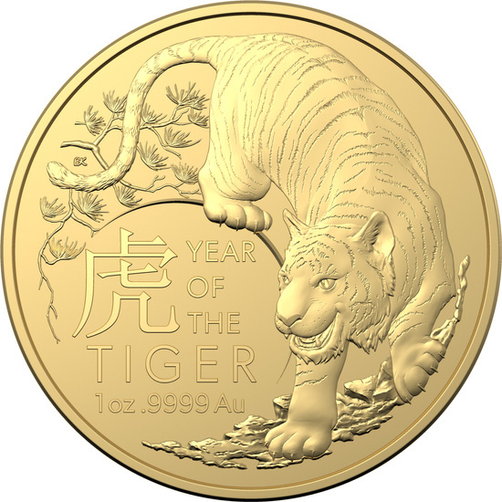 Lunar: Year of the Tiger 1 oz Gold 2022