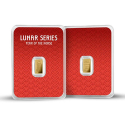 Pamp Year of the Horse 1g Gold Bar 2026
