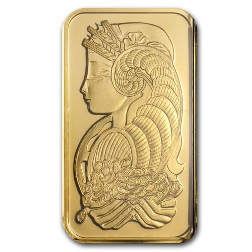 1 oz Goldbarren Pamp Fortuna Certipack