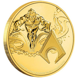 Niue: DC Comics - Aquaman 1 oz Gold 2022