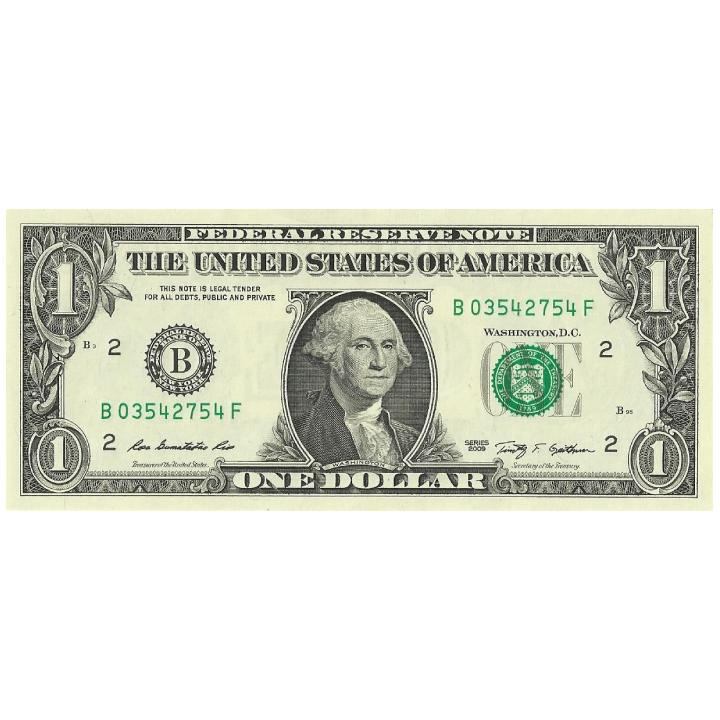 Banknot USA 1 Dolar (1 U.S. dollar / 1 USD) UNC 100 sztuk