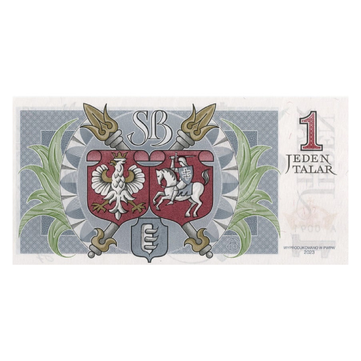 1 tolar Štěpán Báthory – Studiový návrh bankovky 2023, tisk PWPW