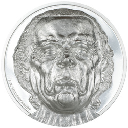 Cook Islands: Striking Heads - The Vexed Man 2 oz Silber 2023 Proof Ultra High Relief Coin