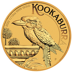 Kookaburra 1/10 uncji Złota 2022