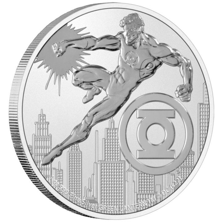 Niue: DC Comics - Green Lantern 1 unce stříbra 2022
