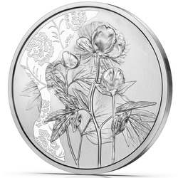 La pivoine 10 euros argent 2024