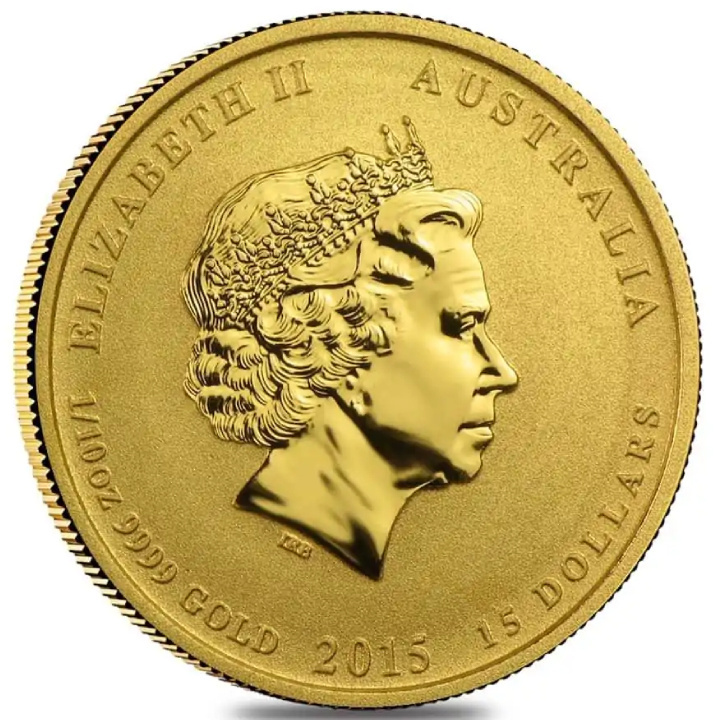 Perth Mint: Lunar II - Year of the Goat 1/10 oz Gold 2015