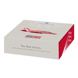 The Red Arrows színes 50p ezüst 2025 Proof