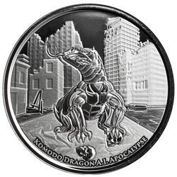 Tokelau: Komodo Dragon A.I. Apocalypse 1 oz Silber 2022 