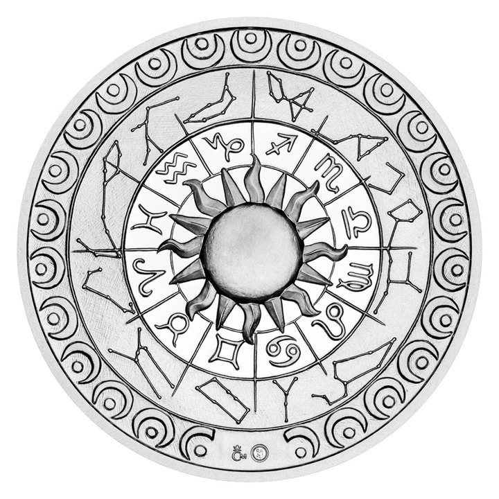 Silbermedaille Sternzeichen - Krebs 20 g Silber 2026 Proof