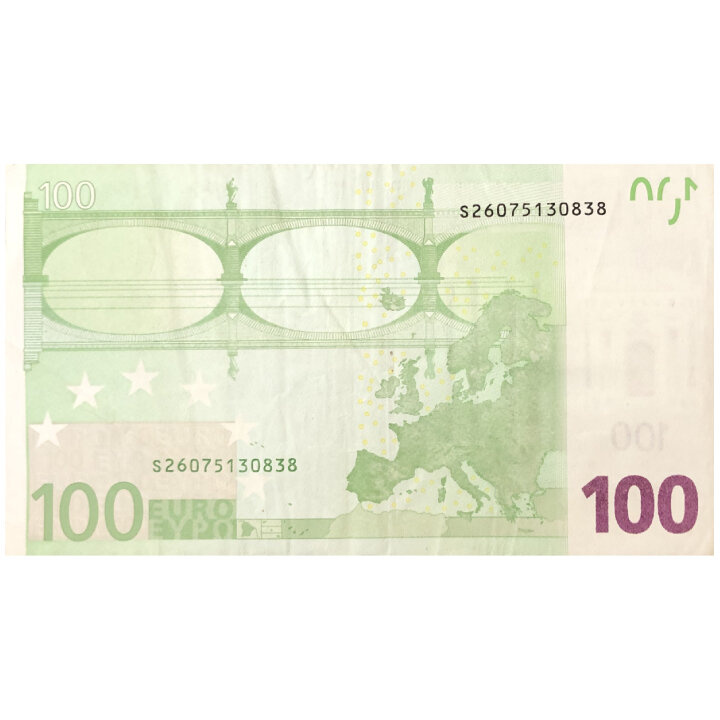 Banknote 100 Euro (100 EUR) UNC (1st series)