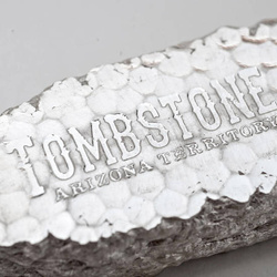 Bar Tombstone Nugget 10 oz Silver