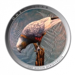 Kaka coloured 1 oz Silver 2021 Proof