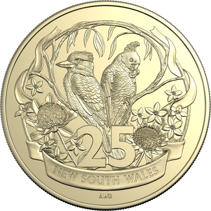 Satz von 7 Aluminium-Bronze-Münzen 125 Years of Federation 2026