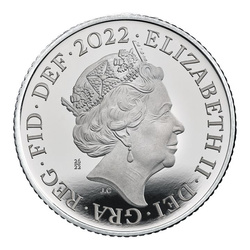 Set of 10 Her Majesty Queen Elizabeth Platinum 2022 Proof coins 