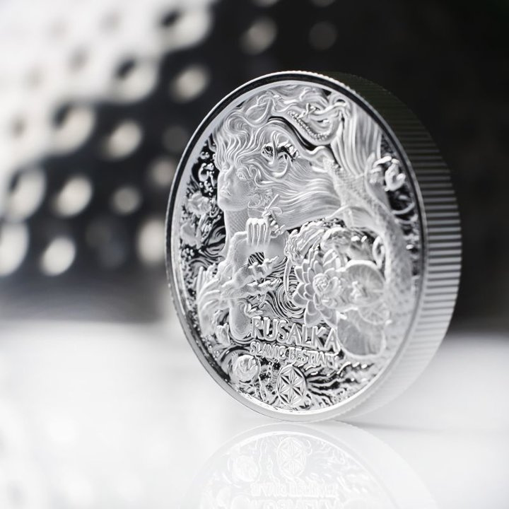 Bestias Eslavas: Rusalka 1000 Francos 2 oz Plata 2022