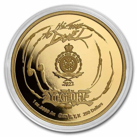 Niue: Yu-Gi-Oh! - 25. rocznica 1 uncja Złota 2022 Proof
