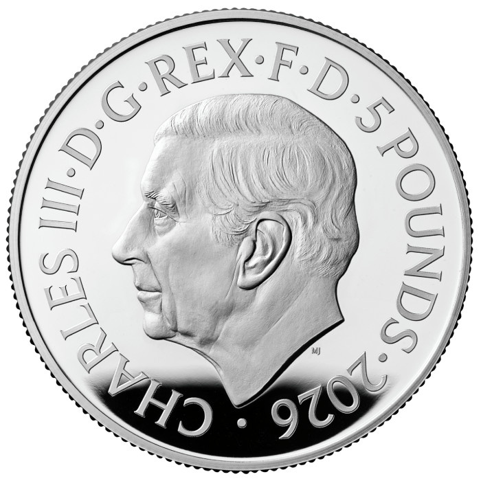 La vie de la reine Victoria – 5 £ en argent 2026, Belle Épreuve.