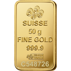 PAMP Lady Fortuna Veriscan 50 g Gold Bar