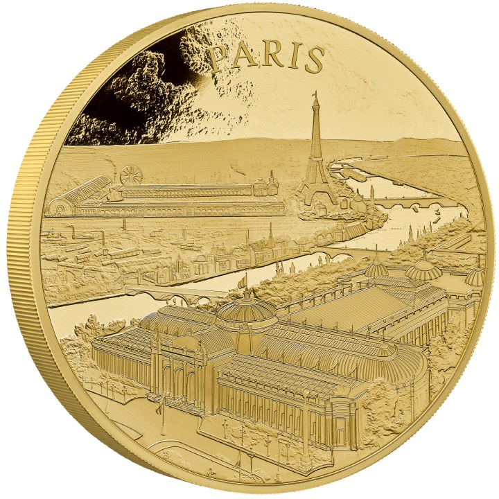 City Views: Paris 1000 gramów Złota 2024 Proof
