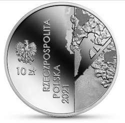 A lengyel önkéntes tűzoltóság 100. évfordulója 10 zł ezüst 2021 Proof