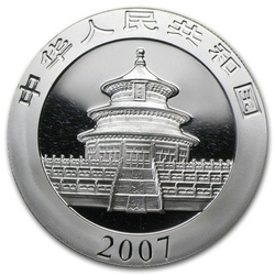 China Panda 1 oz Silber 2007
