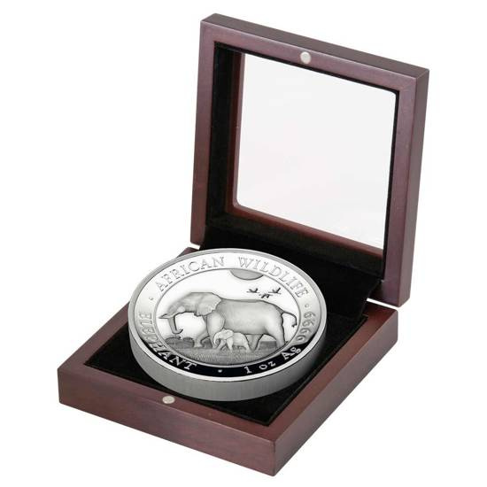 African Wildlife: Słoń Somalijski 1 uncja Srebra 2022 Proof Ultra High Relief